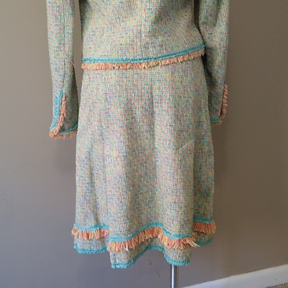 Cynthia Steffe colorful skirt suit size large - Picture 10 of 12